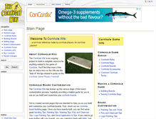 Tablet Screenshot of cornholewiki.com